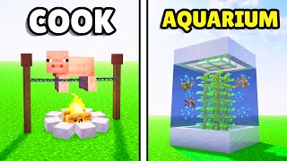 🔴 COOLEST Minecraft TikTok Build Hacks! (SHORTS COMPILATION)