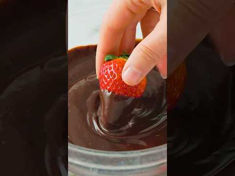 2-Ingredient Chocolate Ganache! 🍫 #shorts