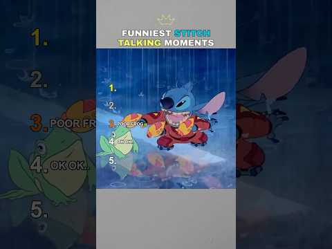 Funniest stitch talking moments #tiktok #funny #ranking