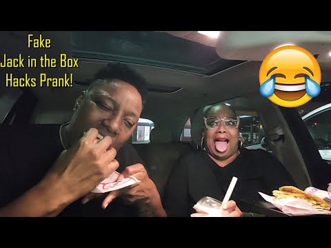 MADE MY BAE TRY FAKE JACK IN THE BOX HACKS PRANK ( ALMOST 🤮) HILARIOUS!!!