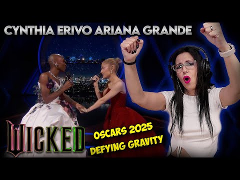 ARIANA GRANDE AND CYNTHIA ERIVO Defying gravity Oscars performance 2025 | REACTION