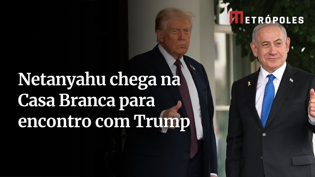 Netanyahu chega na Casa Branca para encontro com Trump