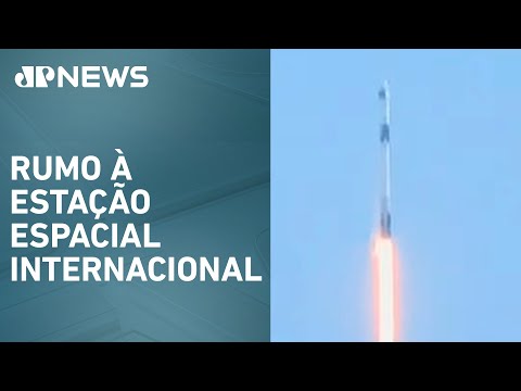 Missão da SpaceX decola para resgatar astronautas