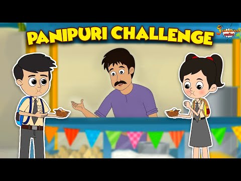 PaniPuri Challenge | Who Will Win? | Jabardast Hindi Kahaniya | Moral Story | कथा | Story