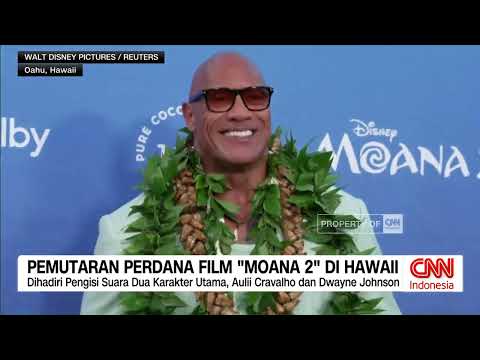 Pemutaran Perdana Film "Moana 2" Di Hawaii