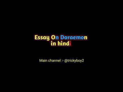 Essay on  Doraemon Cartoon - Doraemon In Hindi - Doraemon Movie