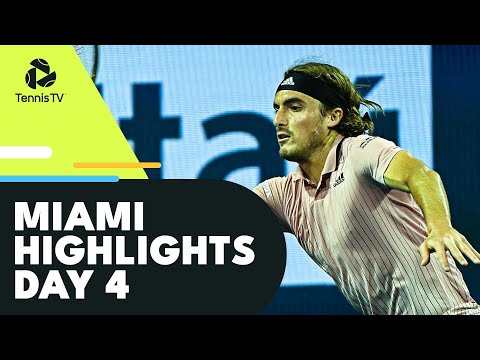 Medvedev Battles Murray; Tsitsipas, Hurkacz, Auger-Aliassime Feature | Miami 2022 Day 4 Highlights