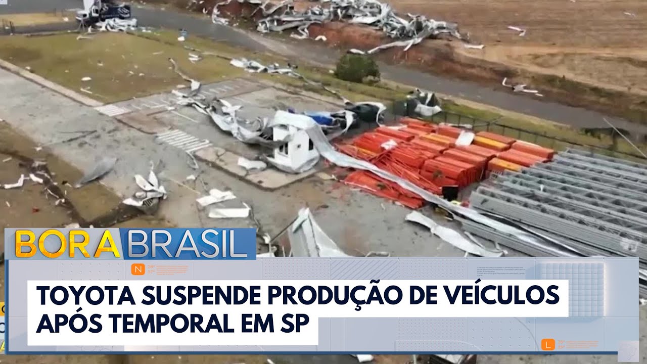 Toyota suspende produção de veículos após temporal em SP