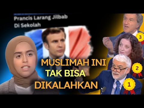 Bikin Bangga Umat Islam ! Muslimah ini Membungkam Tiga Jagoan TV Ternama di Prancis