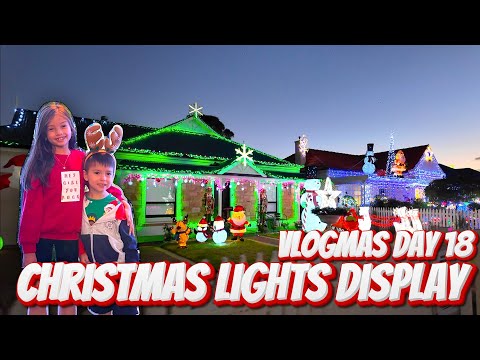 VLOGMAS DAY 18 + DAMING LIGHTS + SUPER ENJOY MGA BATA