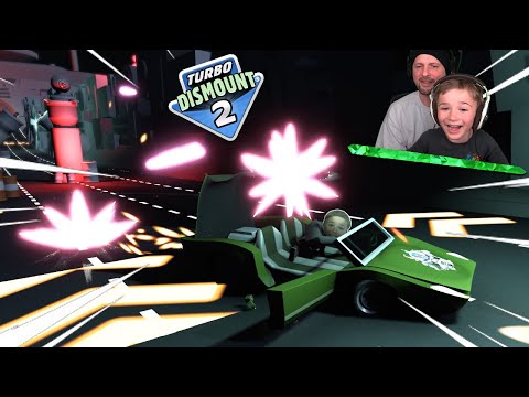 Chaos On The MOON With a CAR in TURBO DISMOUNT 2