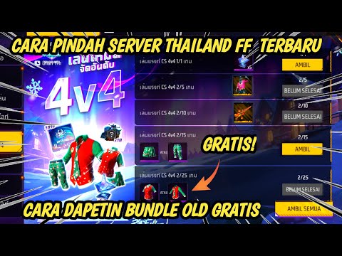 CARA PINDAH SERVER THAILAND FF TERBARU 2024 TAMPA HAPUS AKUN UTAMA