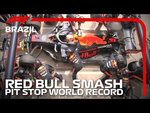 Red Bull Smash Pit Stop World Record | 2019 Brazilian Grand Prix