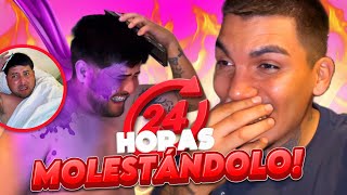 24 HORAS MOLESTANDO A MI AMIGO 🔥// no lo deje dormir 😳
