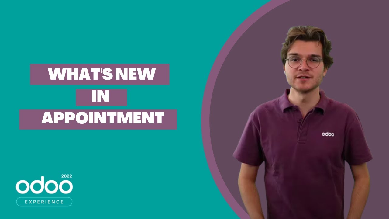 What's new in Odoo Appointment? | 13.10.2022

Try Odoo online at https://www.odoo.com.