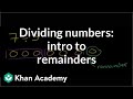 Exploring Remainders in Division