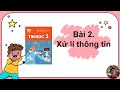 Xử lý thông tin - Tin Học lớp 3