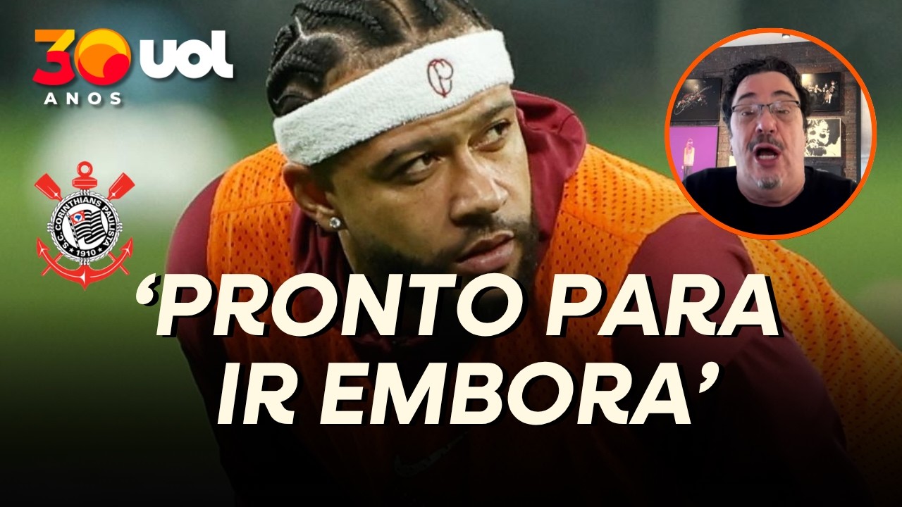 POSSIBILIDADE DO MEMPHIS DEPAY FICAR NO CORINTHIANS É MENOR QUE A DE IR EMBORA; CASÃO MANDA A REAL
