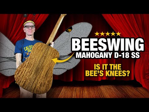 Is "Beeswing" Mahogany the Bee's Knees?? Custom 18-style Short Scale Martin