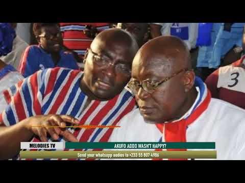 Akufo Addo was allegedly ANGRY at Bawumia for conceding DEFEAT early