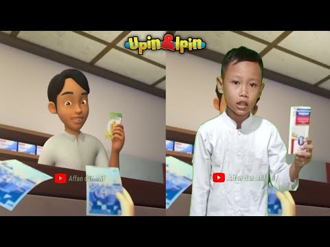 Abang Iz traktir beli es krim || Kompilasi tiru aksi Upin Ipin