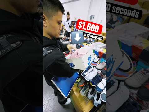 Buying RARE Expensive Sneakers!🤯🔥 #sneakers #shoes #business #customer #reseller