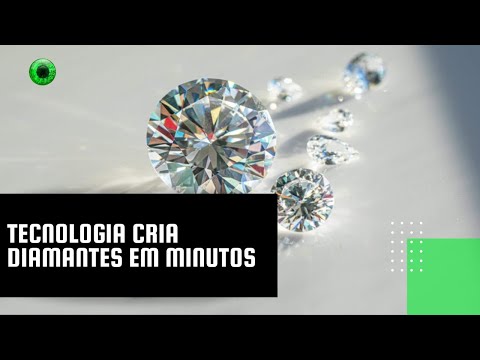 Tecnologia cria diamantes em minutos