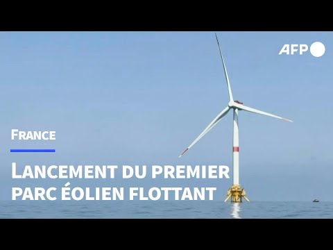 Au large de Port-de-Bouc, le premier parc éolien flottant en France | AFP