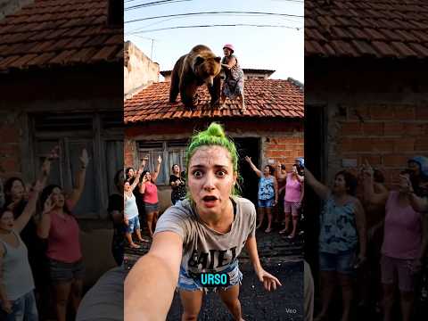Minha Vó Subiu No Telhado E Olha No que Deu 😱🐻