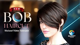 How to Cut an A-Line Triangular Bob Haircut | Step-by-Step Tutorial