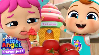 Um novo sabor de sorvete 🍨🍧 Little Angel e CoComelon - As Músicas da Turminha