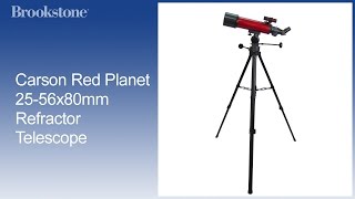 Carson Red Planet 25 56x80mm Refractor Telescope