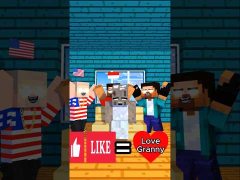 Be good to our granny #herobrine #minecraft #shorts #animation