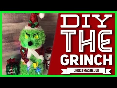 DIY The Grinch Christmas Decor - Dollar Tree - How The Grinch Stole Christmas Centerpiece