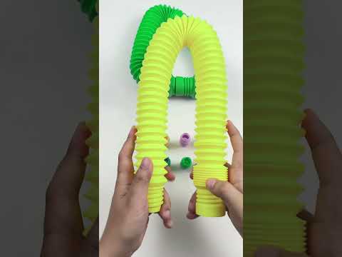 Relaxing voicing and color changing of POP tube 😎 #asmr #satisfying #relaxing #poptubesound #diy