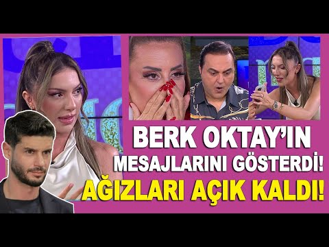 Tuğçe Aral Berk Oktay'dan gelen mesajları gösterdi! Görenlerin ağzı açık kaldı!