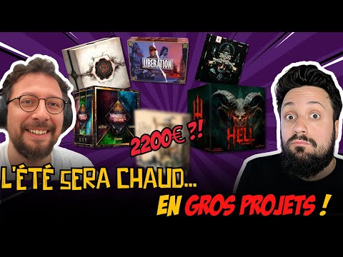 6 jeux de société...et un pledge à 2200€ ?!
