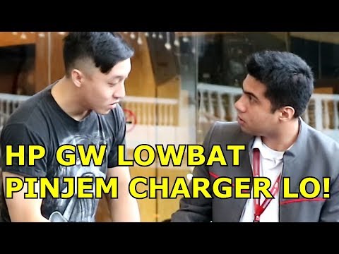 NGAKAK! MAKSA PINJEM CHARGER - Prank Indonesia