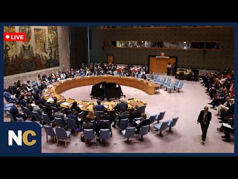 🔴LIVE: UN Security Council Holds Meeting on the Middle East and Palestinian Question | AC1Z
