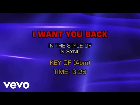 Nsync – I Want You Back (Karaoke)