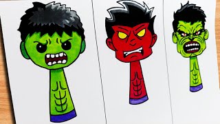 Dibujo My Sprunki OC: [HULK] Fase 1 a Fase 3 | CunsArt - incredibox Sprunki