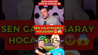 SEN GALATASARAY HOCASISIN!😡😱 #galatasaray #şampiyonlarligi #sporting