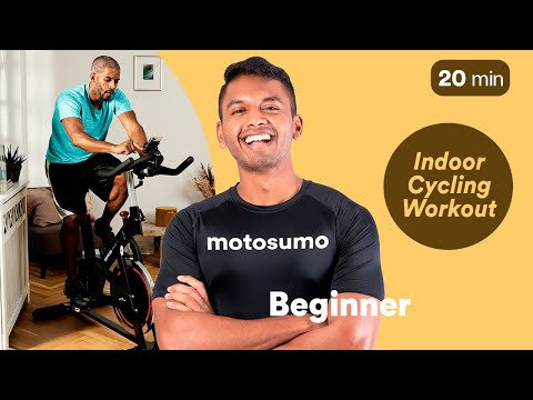 20 Minute Beginner Indoor Cycling Workout | Motosumo