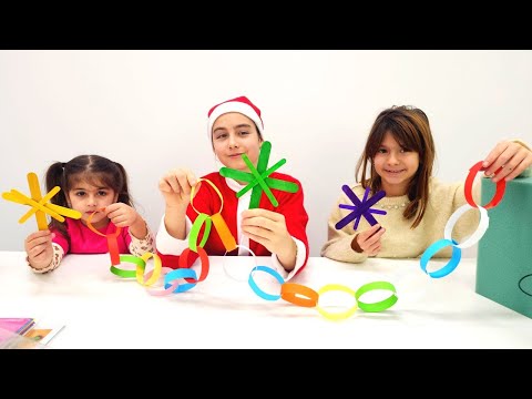 Sofia, Defne ve Zara ile Yılbaşı Süsleme Etkinlikleri! 🎄✨ Çocuk videoları