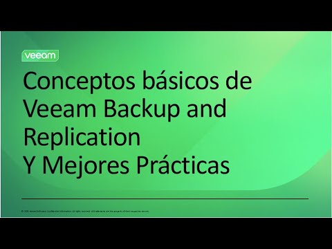 Veeam Backup & Replication: Conceptos básicos y mejores prácticas