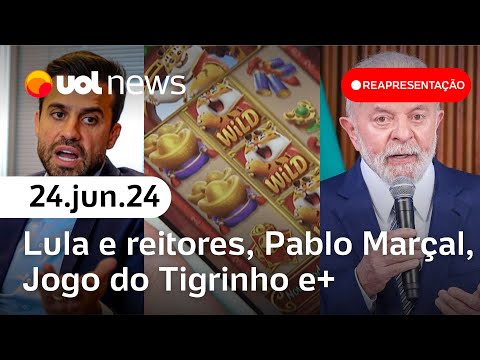 Jogo do Tigrinho; 'Gilmarpalooza'; Lula e greve nas federais  | UOL News 1ª Edição Reapresentação