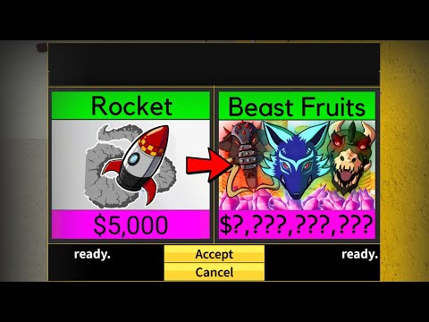 Rocket To Beast Fruits in Blox Fruits! INSANE Trades!! Part 1