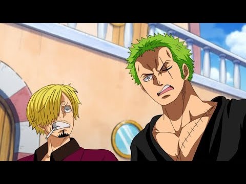 Reação de Sanji após Zoro ser nomeado o imediato do Luffy em One Piece