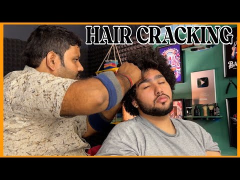 💈Hair Cracking Head Massage | Back Massage and Skin Crackings by SHAMBOO💈#asmr