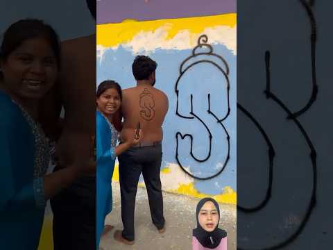 MENEBAK GAMBAR YANG ADA DIBELAKANG #drawing #crazyarts0 #shorts #youtubeshorts